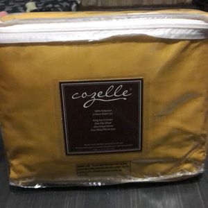 Mustard Yellow King Sheet Set